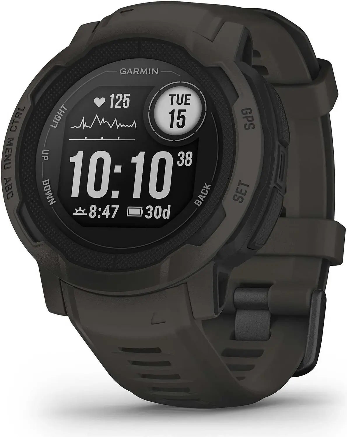 B-Ware Garmin Sportuhr Fitnessuhr Instinct 2 Gps Uhr Grau Herren Smartwatch Uhr Onesize - 753759278786