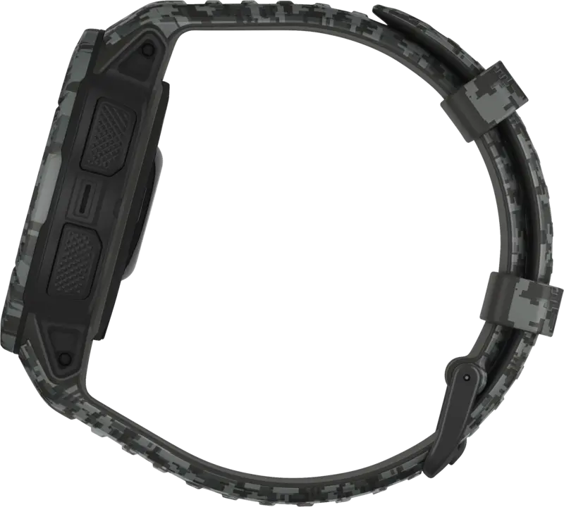 Garmin Sportuhr Armbanduhr Smartwatch Instinct 2 GPS 45 mm Grau Camo Onesize - 0753759278816
