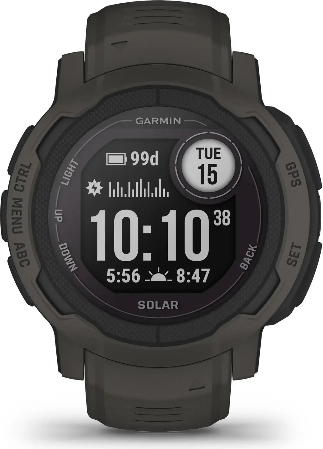 B-Ware Garmin Sportuhr Fitnessuhr Instinct 2 Solar Gps Uhr Smartwatch Grau Onesize334 - 753759278861