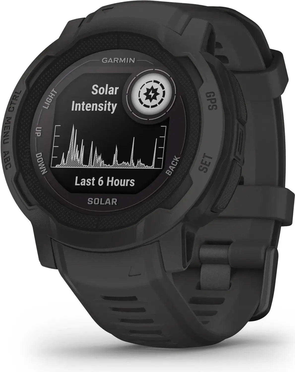 B-Ware Garmin Sportuhr Fitnessuhr Instinct 2 Solar Gps Uhr Smartwatch Grau Onesize - 753759278861