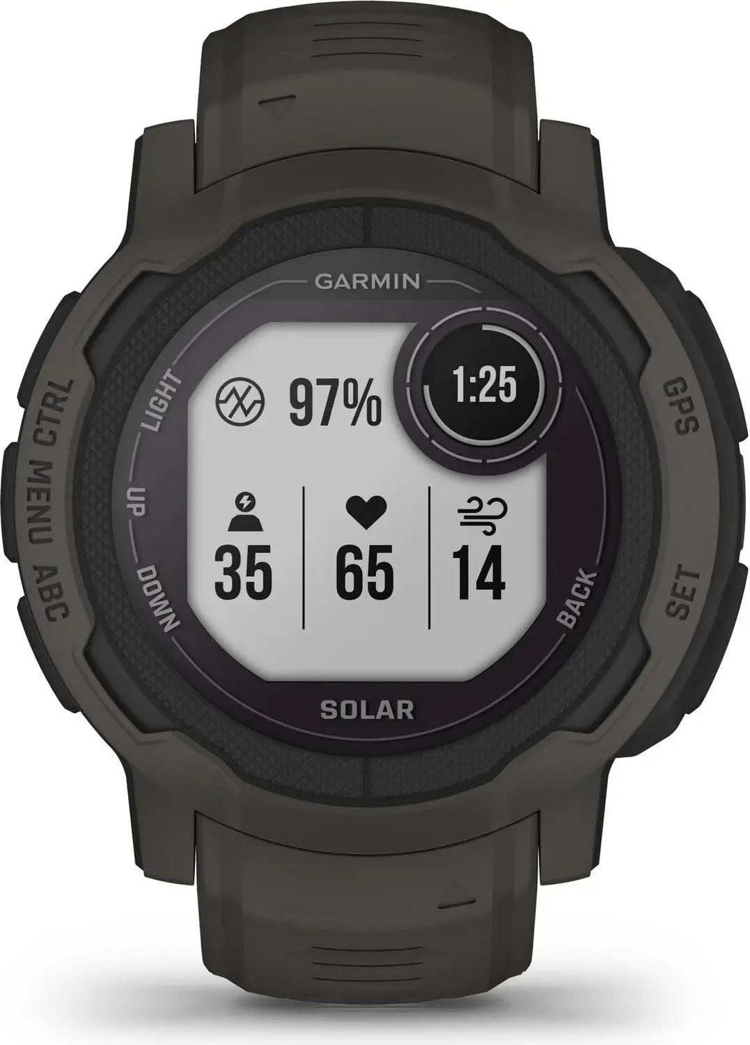 B-Ware Garmin Sportuhr Fitnessuhr Instinct 2 Solar Gps Uhr Smartwatch Grau Onesize334 - 753759278861