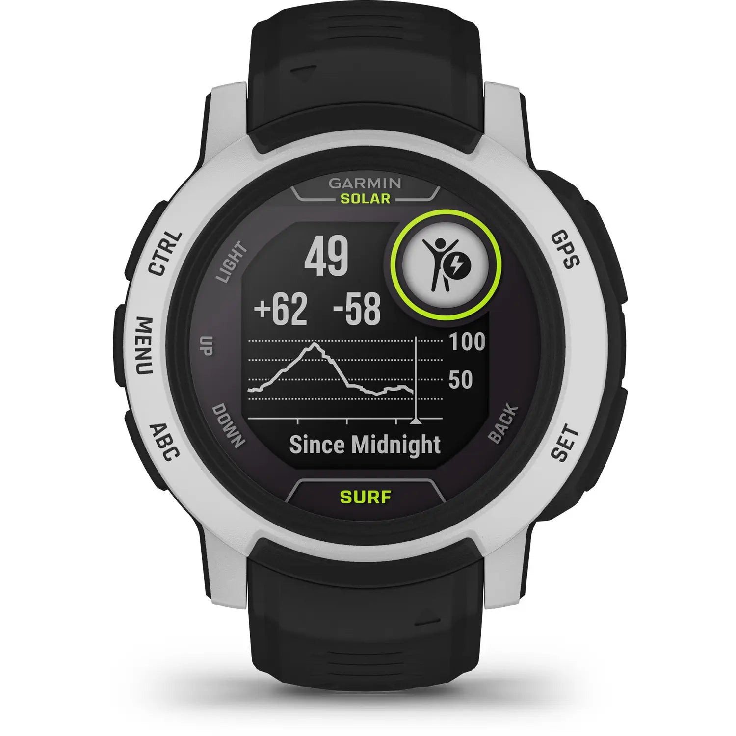 B-Ware Garmin Sportuhr Fitnessuhr Instinct 2 Solar Surf Edition Schwarz Unisex Onesize - 753759278915