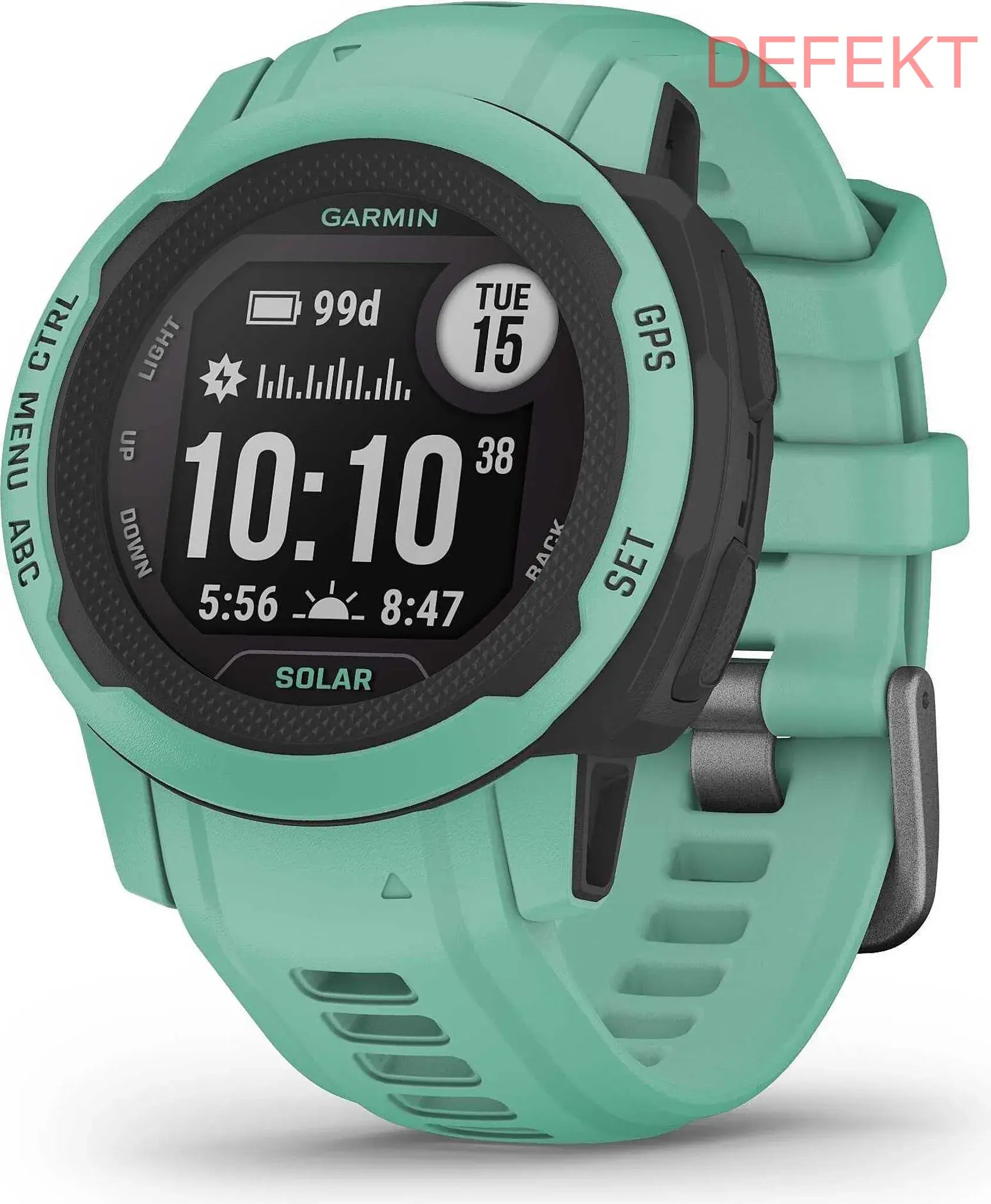 D-Ware Garmin Sportuhr Gps Fitness Smartwatch Instinct 2 S Solar Onesize Grün Defektware - 753759278724