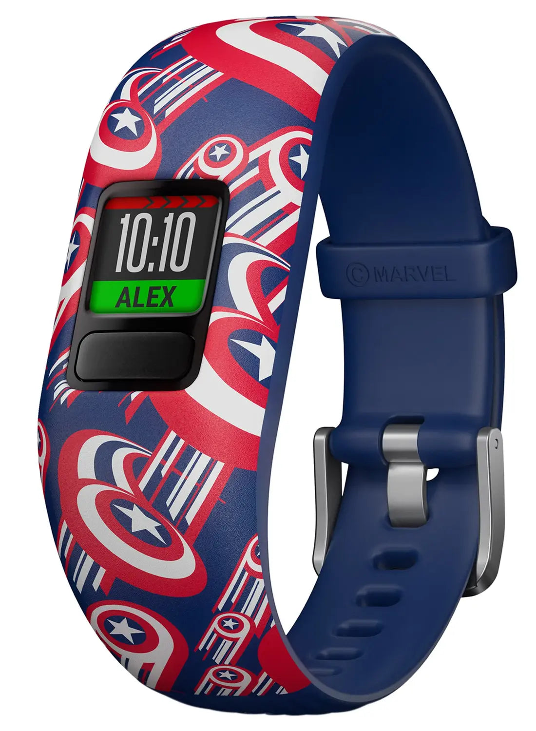 B-Ware Garmin Vívofit Jr. 2 Captain America Fitness Tracker Kinder Fitnessuhr Größe S - 753759187033