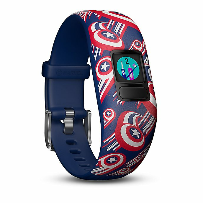 B-Ware Garmin Vívofit Jr. 2 Captain America Fitness Tracker Kinder Fitnessuhr Größe S - 753759187033
