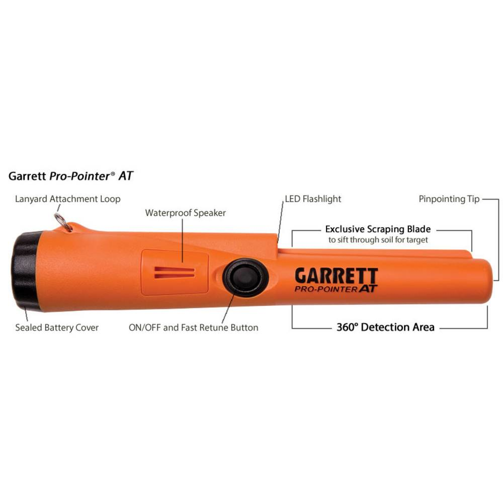 D-Ware Garrett Pro Pointer At Handdetektor Metalldetektor Akustisch Vibration Defekt - 786156004535