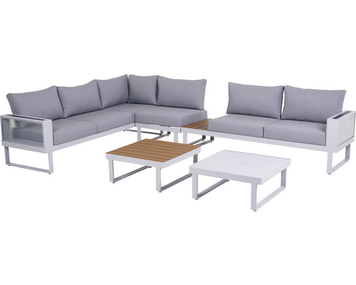 B-Ware Garden Place Gartenmöbel Set Chiara Sitzgruppe 6 Sitzer Tisch Couch Gartenti585 - 4306517617202