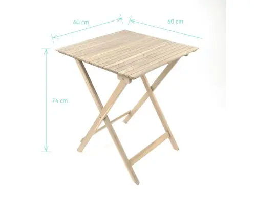 B-Ware Garden Place Gartentisch Balkontisch Tisch Klapptisch Holz Akazie 2 Personen  - 4306516451425