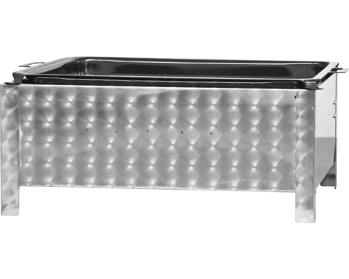 Gasbräter 3 Brenner Grillgerät Gastro Bräter Edelstahl 71 X 55,5 X 29,5 Cm B-Ware - 4306516451074