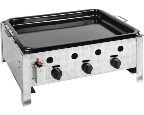 Gasbräter 3 Brenner Grillgerät Gastro Bräter Edelstahl 71 X 55,5 X 29,5 Cm B-Ware - 4306516451074