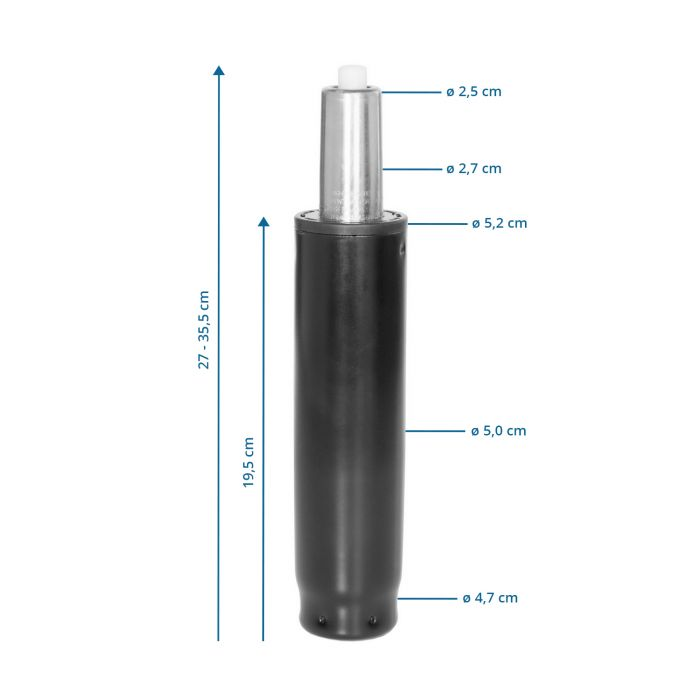 Hjh Office M Gasfeder Gasdruckfeder Ersatzgasfeder Stuhlfeder Druckfeder B-Ware - 4251084640750