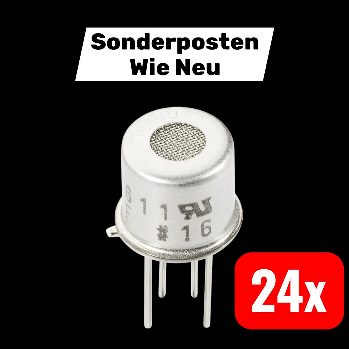 Figaro Gas-Sensor Sensor-Modul Sensor für LP-Gase Methan Ø x H 9,2 mm 24 STÜCK - 2050001008244