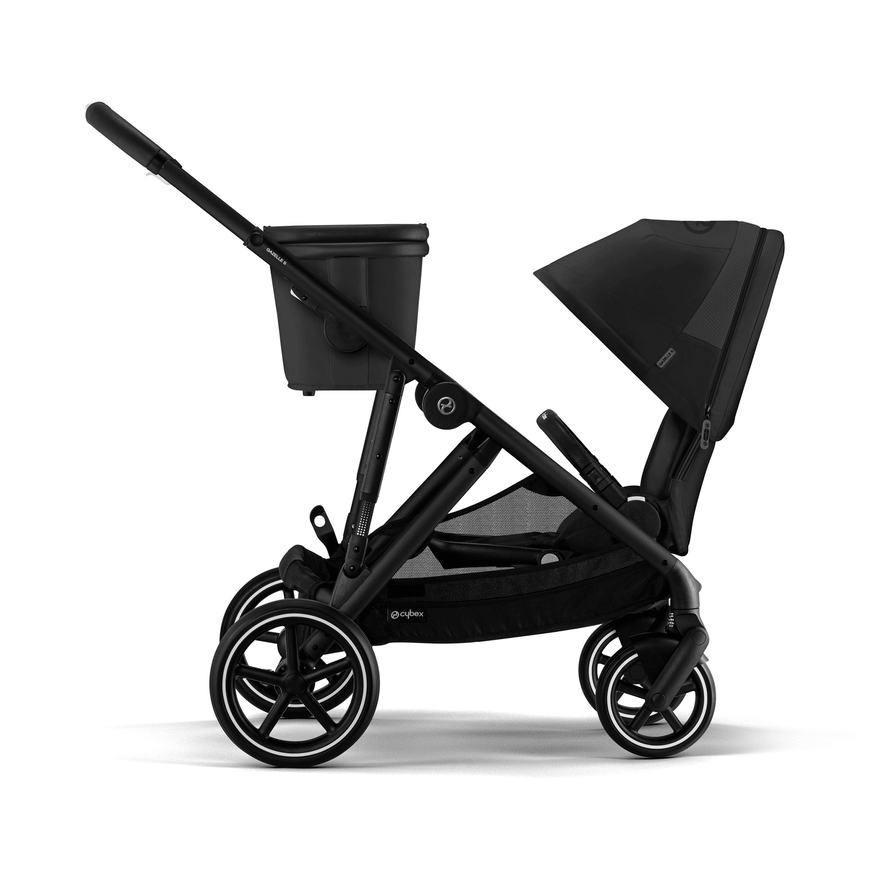 B-Ware Cybex Gazelle S Moon Black Frame Kinderwagen Für Ein Bis Zwei Kinder Reisebuggy - 4063846322435
