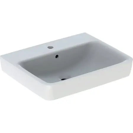 B-Ware Geberit Waschtisch Becken Waschbecken Renova Plan 60x48cm Keramik Weiß überlauf - 4025410858306