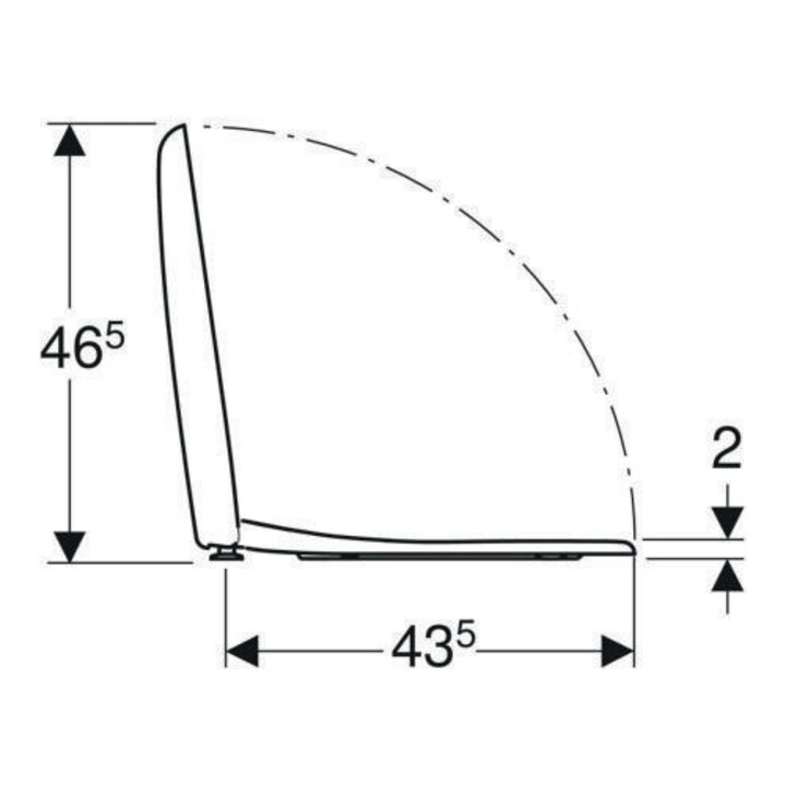 B-Ware Geberit Wc Sitz Toilettensitz Klositz Renova Weiß Duroplast Scharnier Edelstahl - 4022009284683
