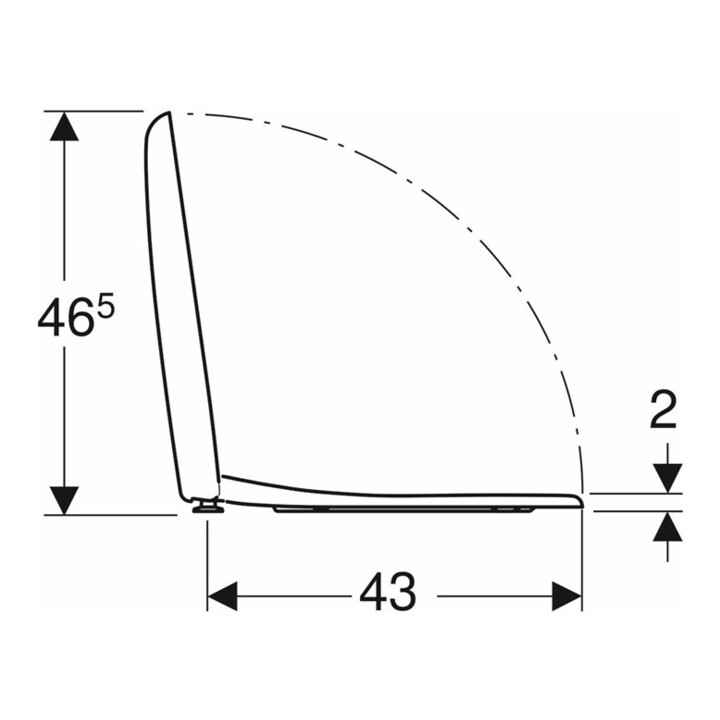B-Ware Geberit Wc Sitz Toilettensitz Klositz Renova Weiß Duroplast Scharnier Edelstahl - 4022009284683