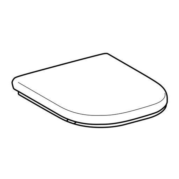 B-Ware Geberit Wc Sitz Toilettensitz Renova Comfort Barrierefrei Weiß Befestigung Unten - 4022009353396