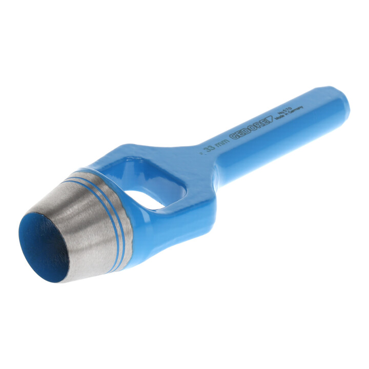 Gedore Henkellocheisen Stanzeisen Lochwerkzeug Gummi 33 Mm Weich Blau B-Ware - 4017981570336