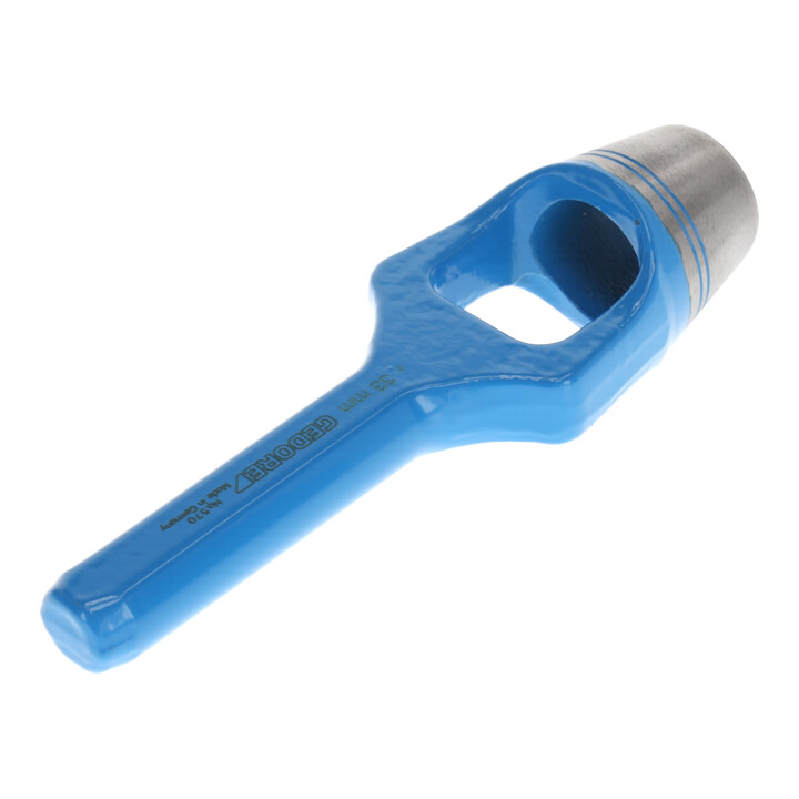 Gedore Henkellocheisen Stanzeisen Lochwerkzeug Gummi 33 Mm Weich Blau B-Ware - 4017981570336