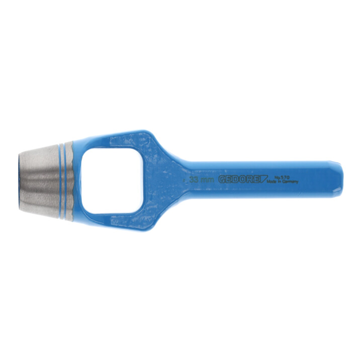 Gedore Henkellocheisen Stanzeisen Lochwerkzeug Gummi 33 Mm Weich Blau B-Ware - 4017981570336