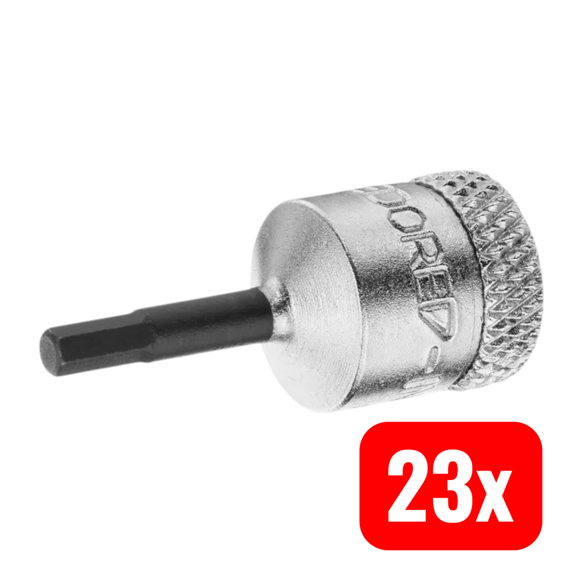 Gedore Schraubendrehereinsatz Bit 1/4" Innen-6-kant 5mm CV-Stahl 23 STÜCK - 4010886617632