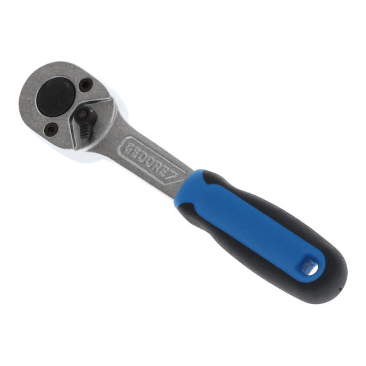 Gedore Umschaltknarre Ratsche 1/4 Zoll 6 3 Mm Antrieb 129 Mm 2 K Griff Blau       B-Ware - 4010886618042