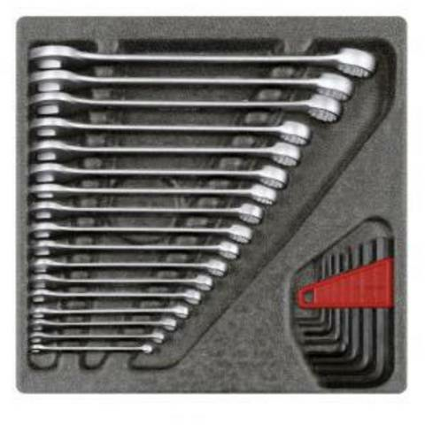 Gedore Red R22250000 17 Stk. Ring Maulschlüssel Satz Ringratschenschlüssel Cr V  B-Ware - 4060833016995