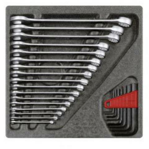 B-Ware Gedore Red R22250000 17 Stk. Ring Maulschlüssel Satz Ringratschenschlüssel Cr V