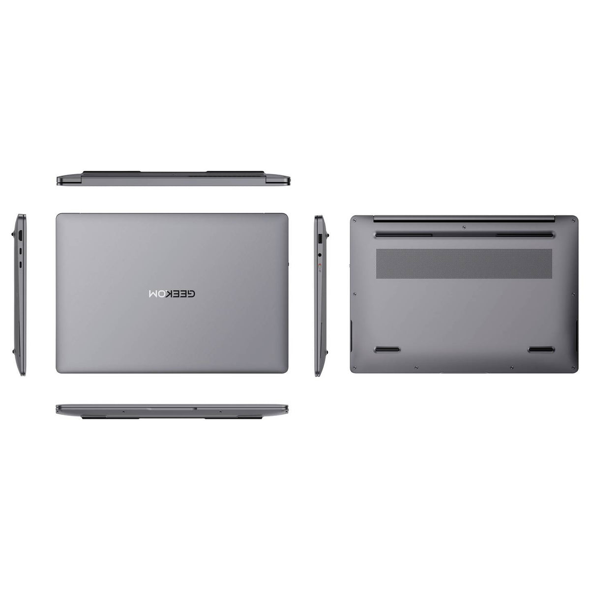 GEEKOM Notebook Tablet Laptop GeekBook X14 Pro Grau Windows 11 Pro 2TB 32GB - 4064161504094