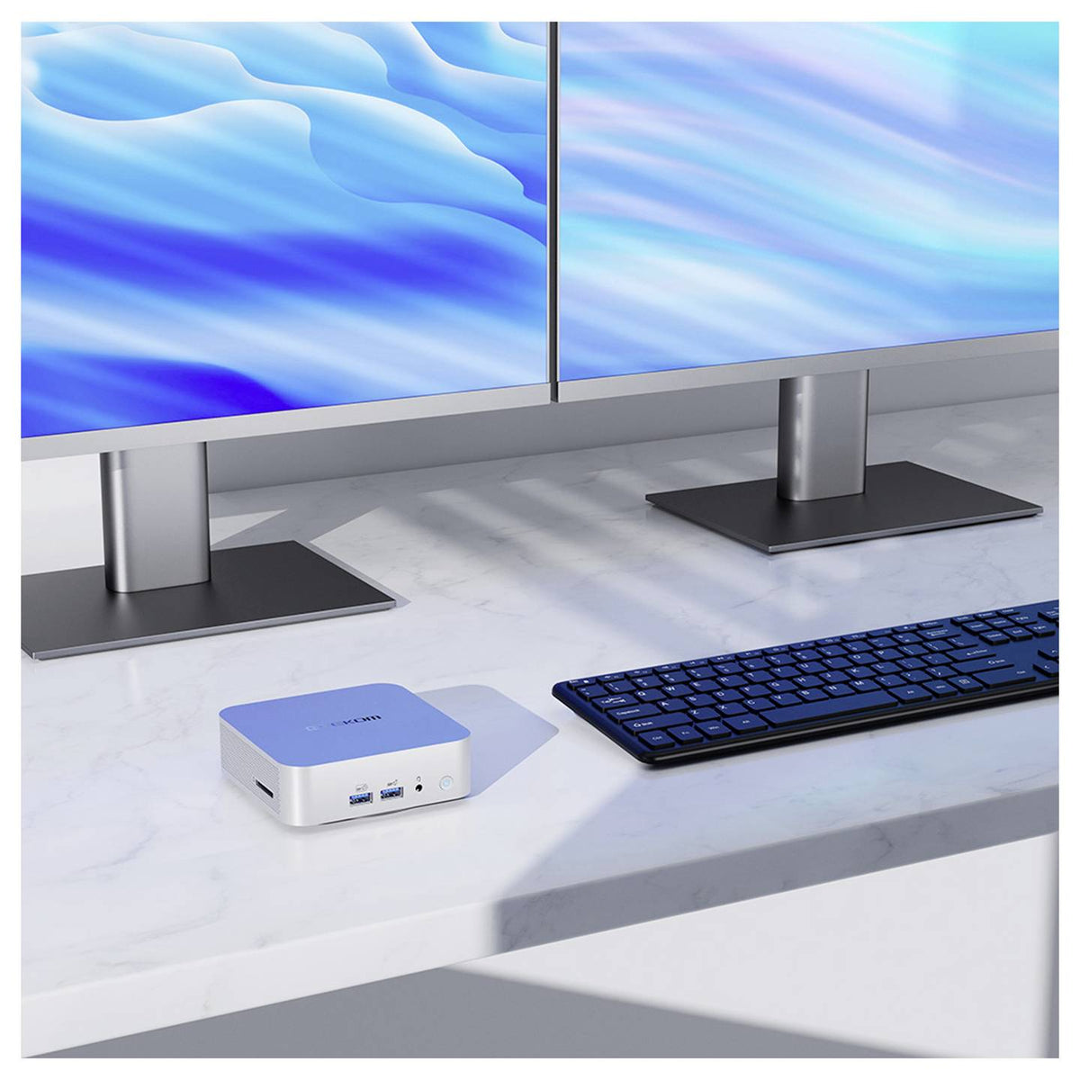 GEEKOM Mini PC Computer A6 Desktop Silber VESA HDMI 16 GB Ryzen 7 6800 Win11 Pro - 4064161499819