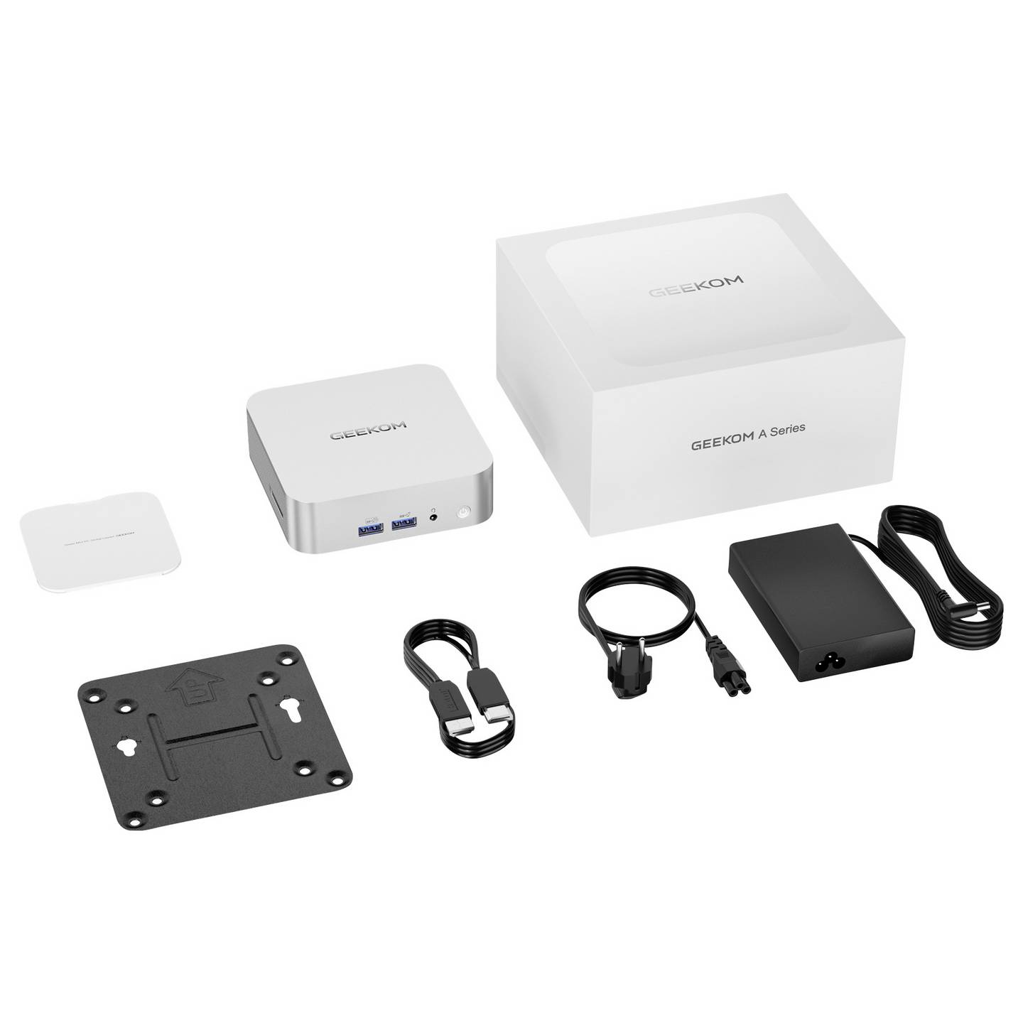 B-Ware Geekom Mini Pc Rechner Computer Amd Ryzen 7 6800 H 32 Gb 1 Tb Silber