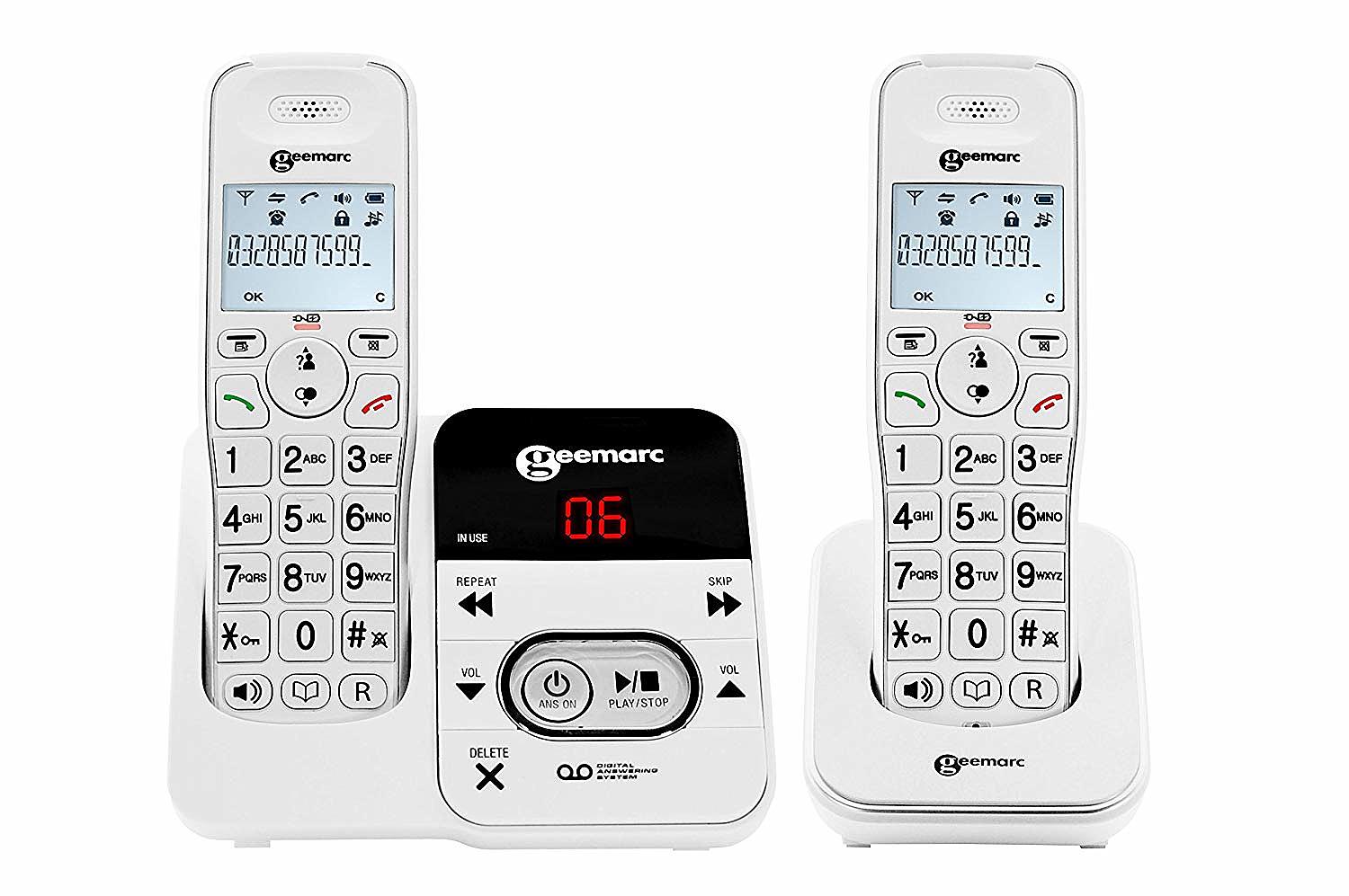 B-Ware Geemarc Amplidect 295 2 Schnurloses Seniorentelefon Anrufbeantworter Beleucht432 - 3521350008500