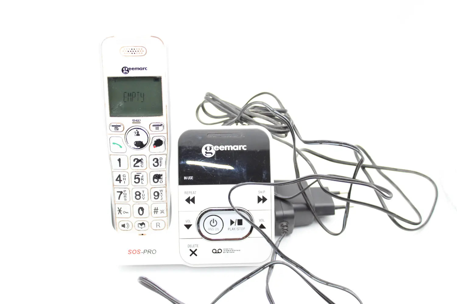 C-Ware Geemarc Amplidect 295 Sos Pro Seniorentelefon Weiß Siehe Text/Foto - 3521350008838