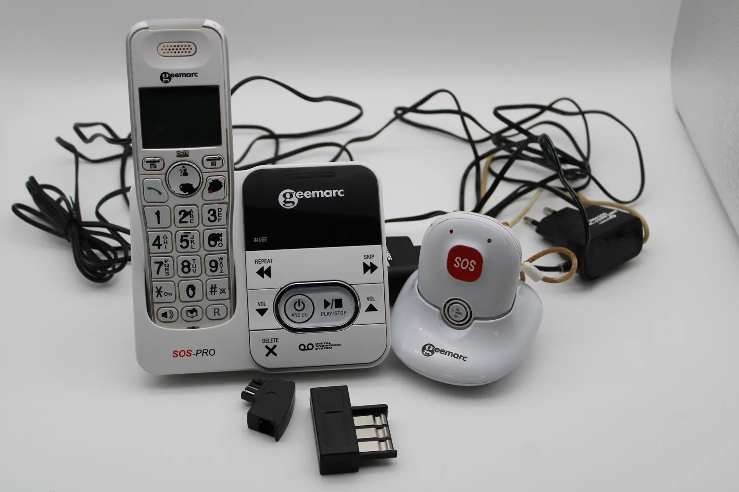 C-Ware Geemarc Amplidect 295 Sos Pro Seniorentelefon Weiß Siehe Text/Foto - 3521350008838