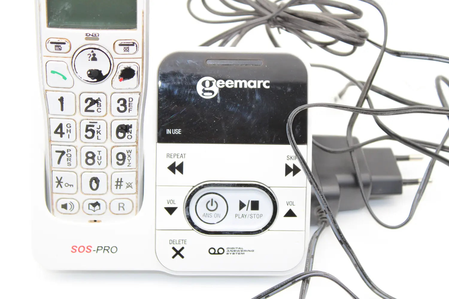 C-Ware Geemarc Amplidect 295 Sos Pro Seniorentelefon Weiß Siehe Text/Foto - 3521350008838