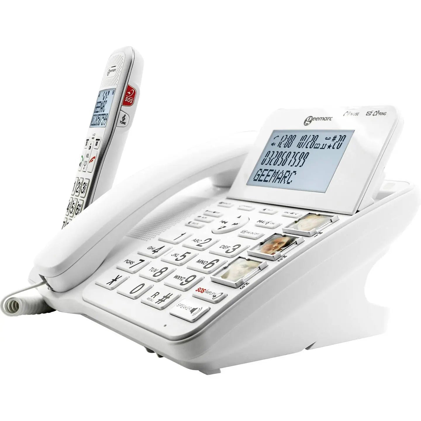 B-Ware Geemarc Amplidect 595 Combi Schnurgebundenes Seniorentelefon Anrufbeantworter893 - 3521350009330