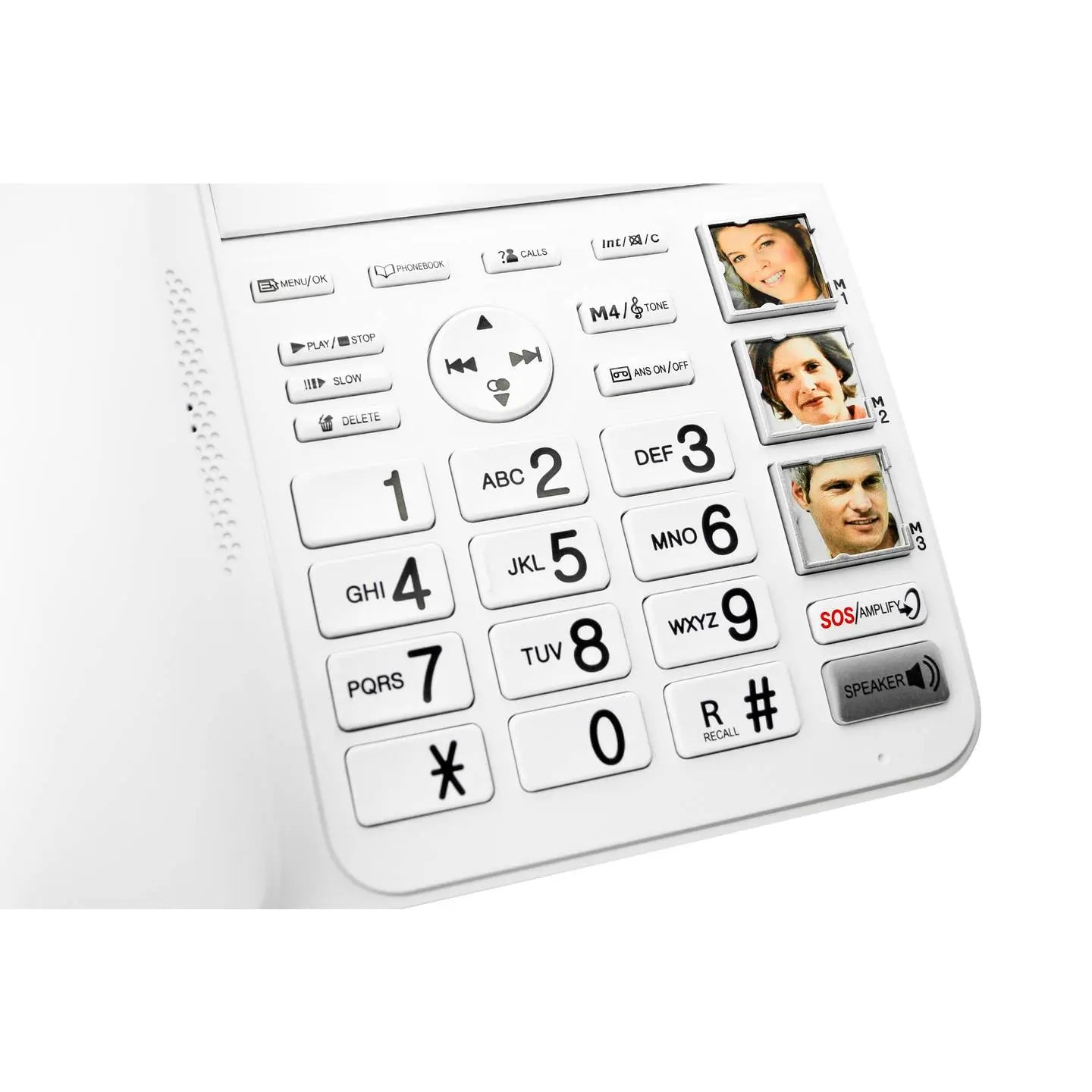 B-Ware Geemarc Amplidect 595 Combi Schnurgebundenes Seniorentelefon Anrufbeantworter893 - 3521350009330