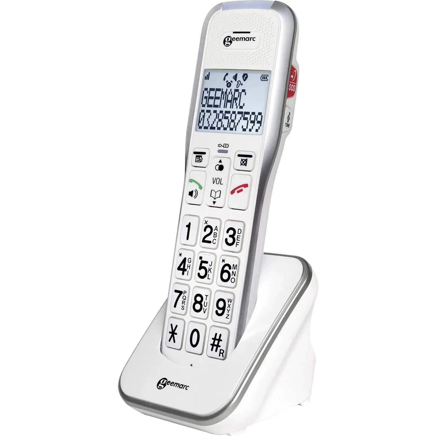 B-Ware Geemarc Amplidect 595 Combi Schnurgebundenes Seniorentelefon Anrufbeantworter893 - 3521350009330