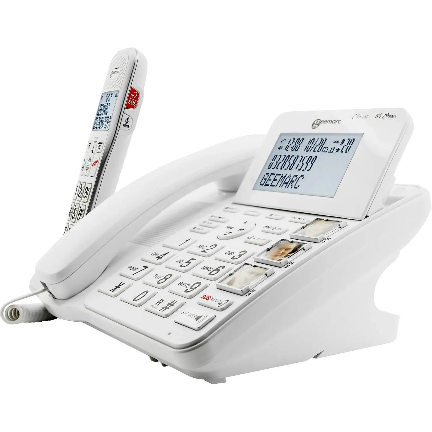 B-Ware Geemarc Amplidect 595 Combi Schnurgebundenes Seniorentelefon Anrufbeantworter893 - 3521350009330
