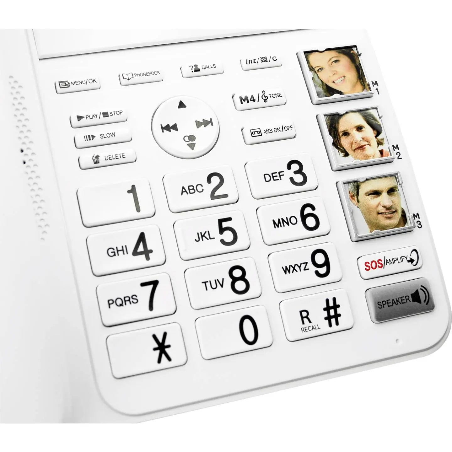 B-Ware Geemarc Amplidect 595 Combi Schnurgebundenes Seniorentelefon Anrufbeantworter893 - 3521350009330