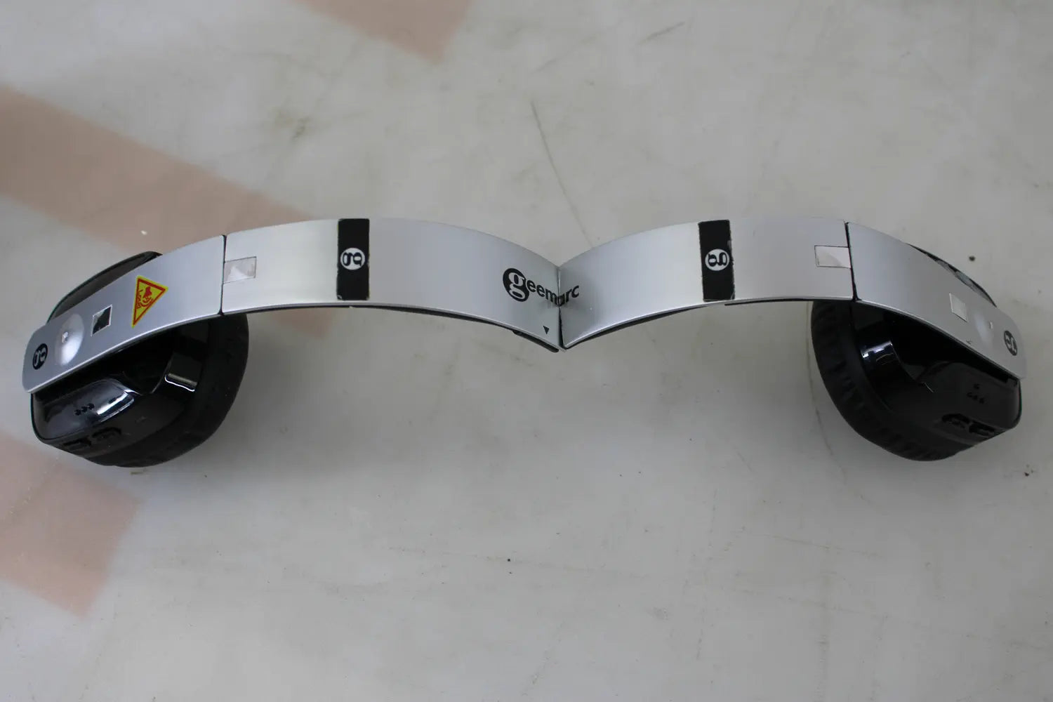 D-Ware Geemarc Cl7400 Opti Funk Tv Kopfhörer Over Ear Headset Silber Defektware - 3521350009422