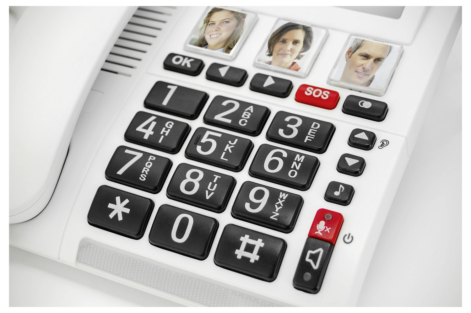 B-Ware Geemarc Cl9000 Schnurloses Seniorentelefon Foto Tasten Freisprechen Für Hörgerät - 3521350030013