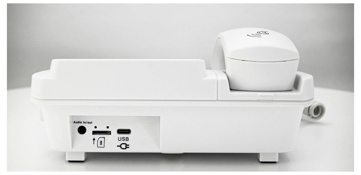 Geemarc CL9000 Notruftelefon 4G mit SOS-Taste und Freisprechen Weiß - 3521350030013
