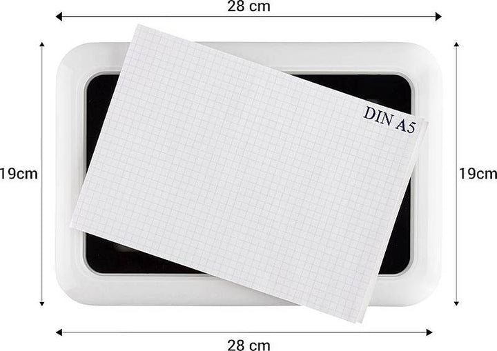 Quarz Funkuhr Uhr Tisch Digital Großes Display Wandmontage Ansage Uhrzeit Weiß B-Ware