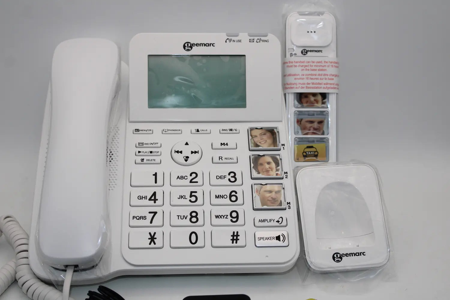 B-Ware Geemarc Pack Senior 295 Schnurgebundenes Seniorentelefon Mobil Siehe Text/Foto - 3521350020793