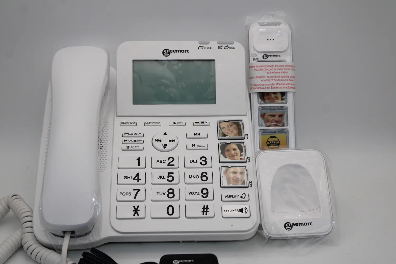 B-Ware Geemarc Pack Senior 295 Schnurgebundenes Seniorentelefon Mobil Siehe Text/Foto - 3521350020793