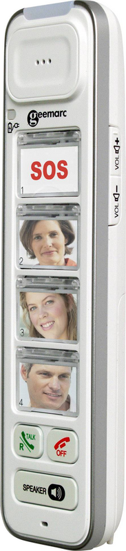 B-Ware Geemarc Photo Dect 295 Schnurloses Seniorentelefon Telefon Hac Weiß 2 Stück - 3521350008531