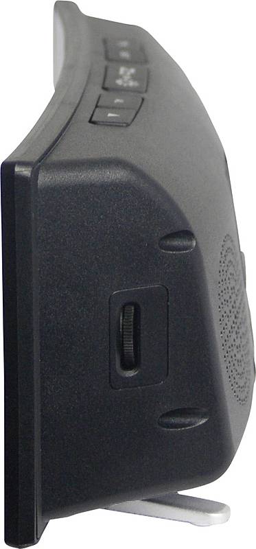 B-Ware Geemarc Quarz Wecker Wak´N Shake Curve Vibrationswecker Blitzlicht Schwarz984