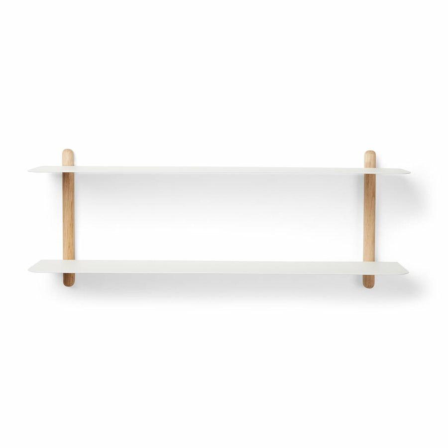Gejst Nivo Wandregal F Hängeregal Konsolenregal Regal Bücherregal Eiche Weiß B-Ware - 5712731201513