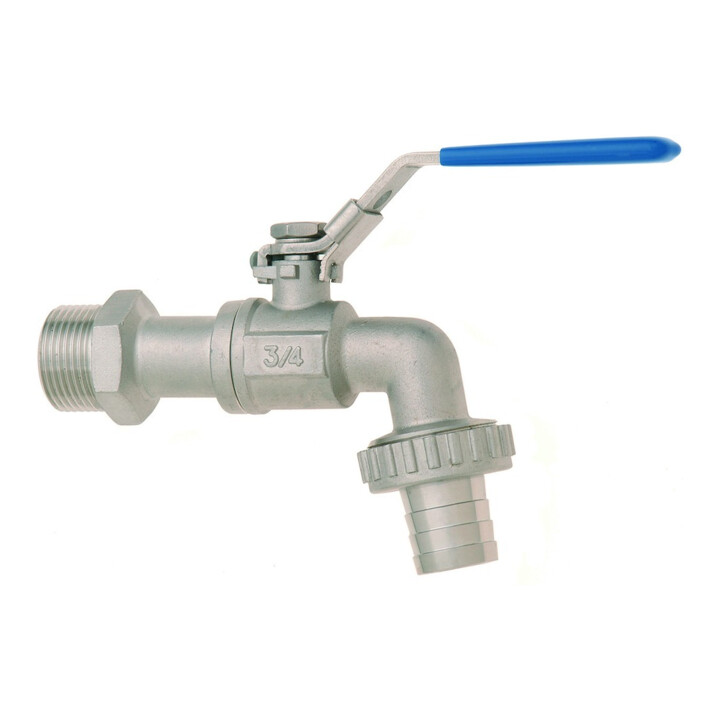 B-Ware Geka Kugelauslaufventil Hahn Va 1/2 13mm Chromstahl Hebel Siehe Text453 - 4015933021769